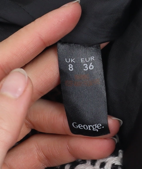Womens UK Size 8 George Black Blazer