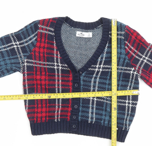 Womens UK Size S Hollister Multicoloured Cardigan Jumper