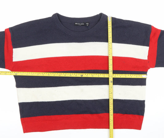 Womens UK Size 16 Brave Soul Multicoloured Pullover Jumper