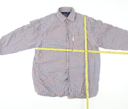 Rydale Men's Multicoloured Check Cotton Long Sleeve Country Shirt M