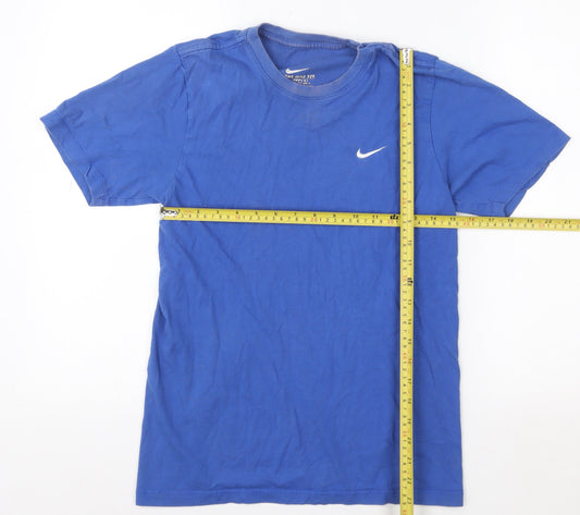 Mens UK Size S Nike Blue Gym & Training Running & Jogging T-Shirt