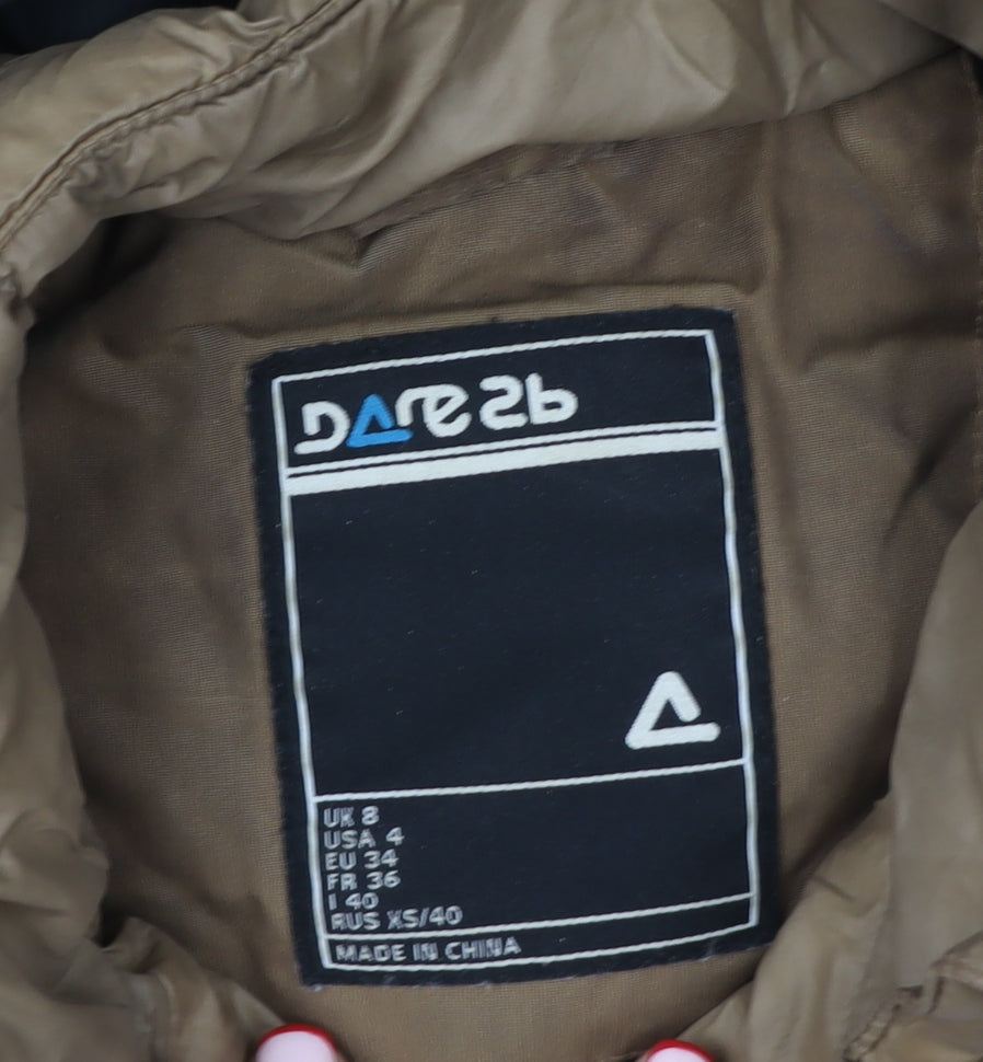 Womens UK Size 8 Dare 2B Beige Puffer Jacket