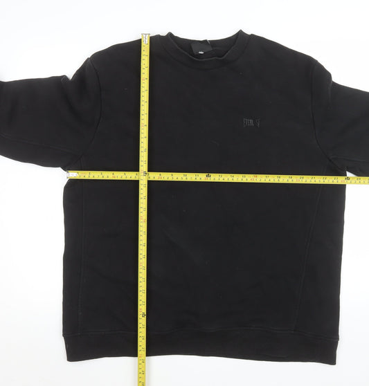 Mens UK Size 2XL Everlast Black Pullover Sweatshirt