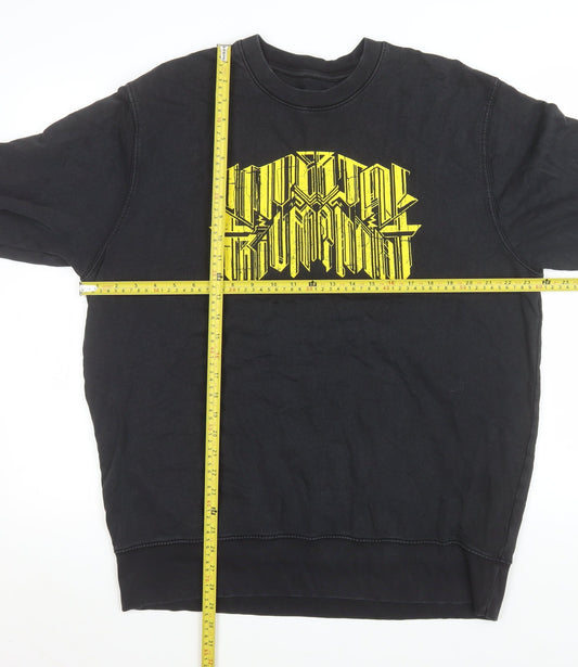 Mens UK Size XL Stanley/Stella Black Pullover Sweatshirt