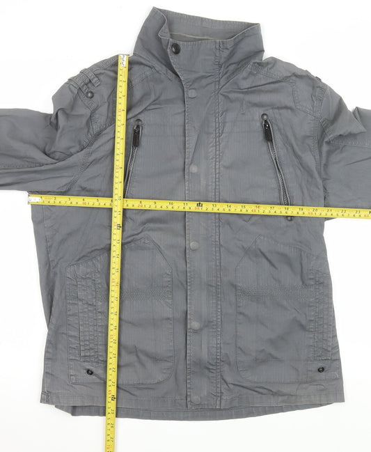 Mens UK Size M Burton London Grey Basic Jacket