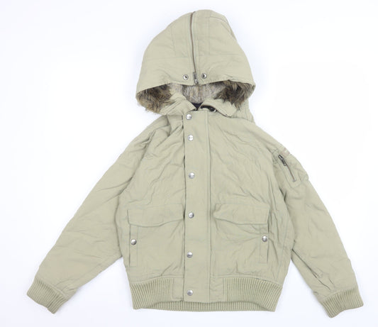 Girls UK Size 10 Years Woolrich Beige Puffer Jacket