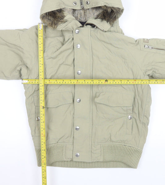 Girls UK Size 10 Years Woolrich Beige Puffer Jacket