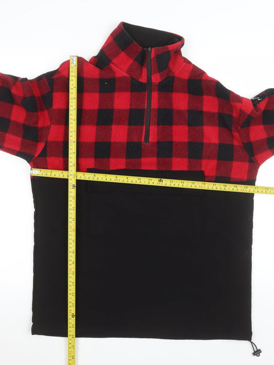 Mens UK Size S Agora Red Pullover Sweatshirt