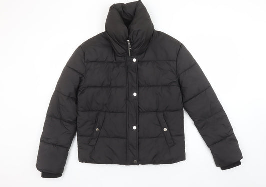 Atmosphere Womens Black Size 8 Puffer Jacket Winter Coat
