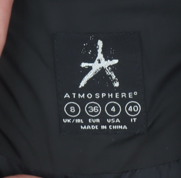 Additional view of Atmosphere women’s black, size UK 8, puffer jacket winter coat