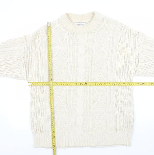 Womens UK Size M Urban Outfitters Ivory Pullover Jumper