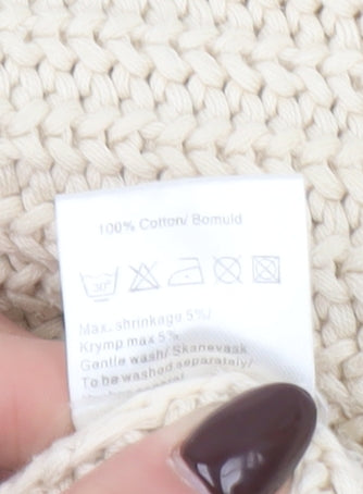 Womens UK Size M VILA Beige Cardigan Jumper