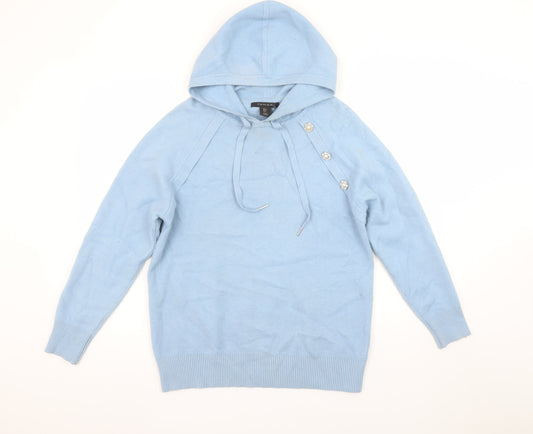 Womens UK Size L Tahari Blue Pullover Jumper