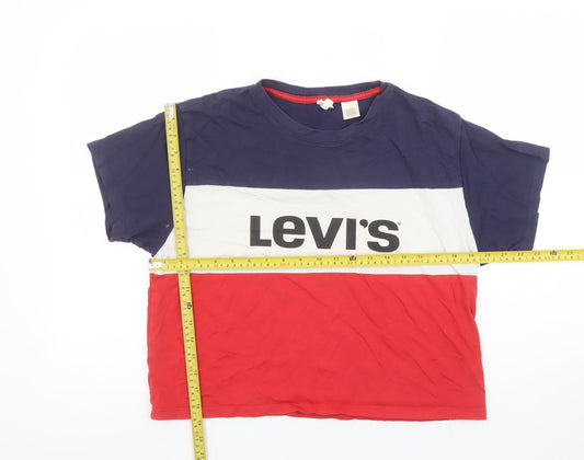 Womens UK Size XS Levi's Multicoloured Basic T-Shirt