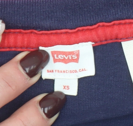 Womens UK Size XS Levi's Multicoloured Basic T-Shirt