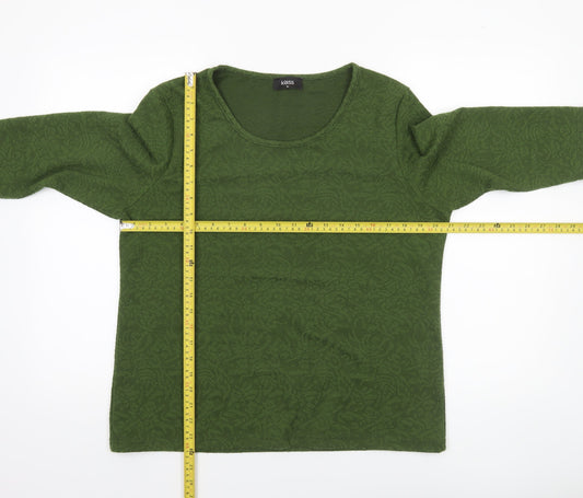 Womens UK Size XL Klass Green Basic Blouse