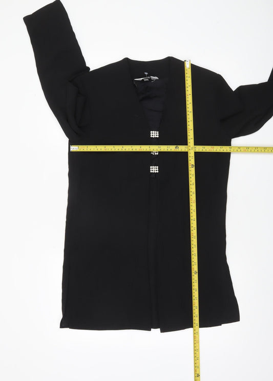 Womens UK Size 10 Whimsy Black Basic Jacket