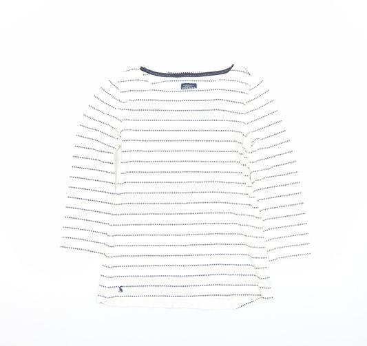 Womens UK Size 8 Joules White Basic T-Shirt