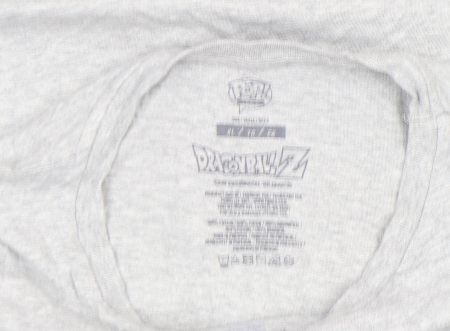 Mens UK Size XL Dragon Ball Z Grey T-Shirt