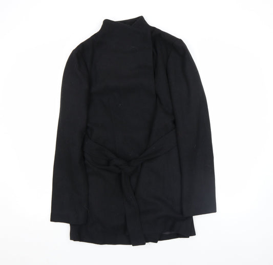 Womens UK Size S French Connection Black Overcoat