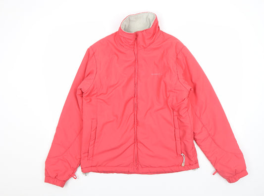 Womens UK Size M Trespass Pink Puffer Jacket