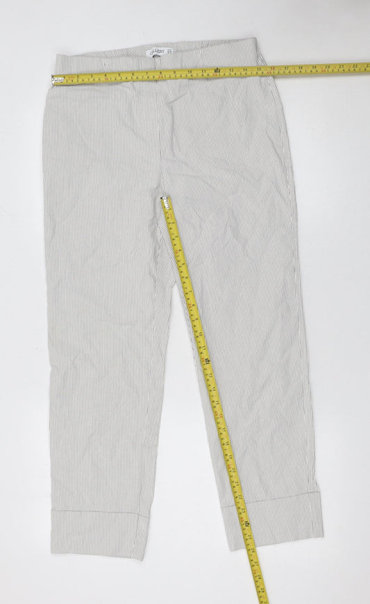 Womens UK Size M Gallery Regular Fit CasualTravel Grey Trousers