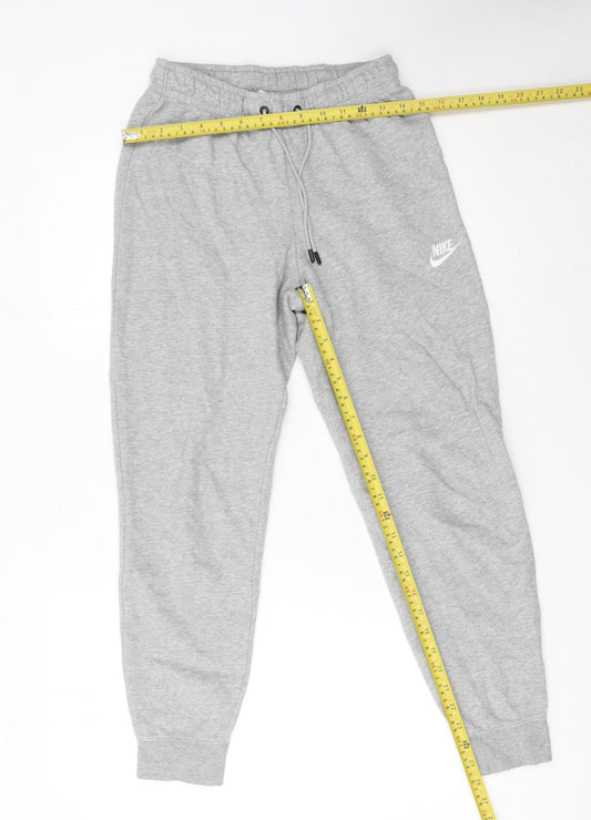 Womens UK Size S Nike Regular Fit Jogger Grey Trousers