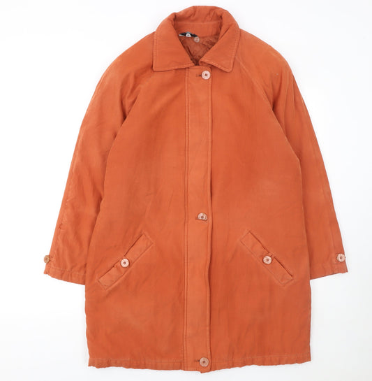 Womens UK Size M Klass Collection Orange Overcoat