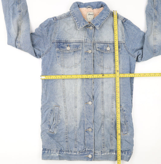 Womens UK Size 6 Denim Co. Blue Basic Jacket