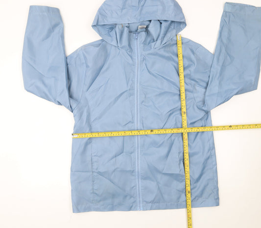Womens UK Size 10 Neuville Blue Rain Coat