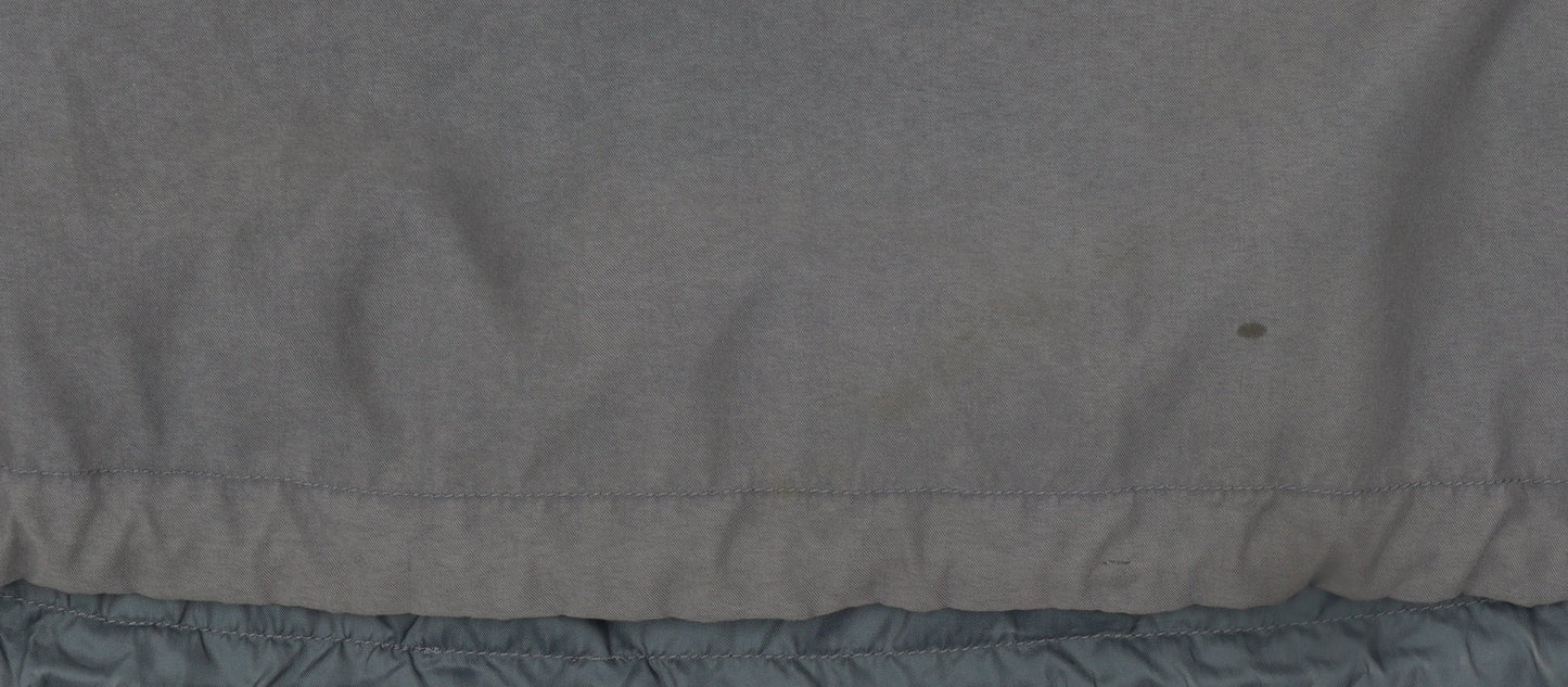 Mens UK Size L Wrangler Grey Anorak Coat