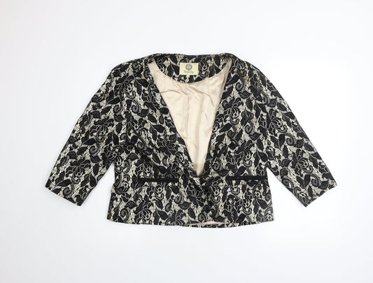Womens UK Size 14 Viyella Black Blazer
