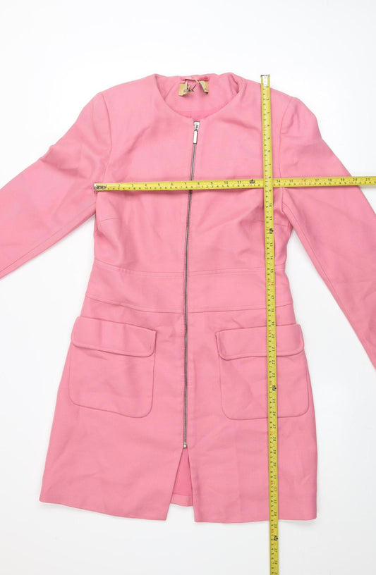 Womens UK Size 10 Marks and Spencer Pink Overcoat