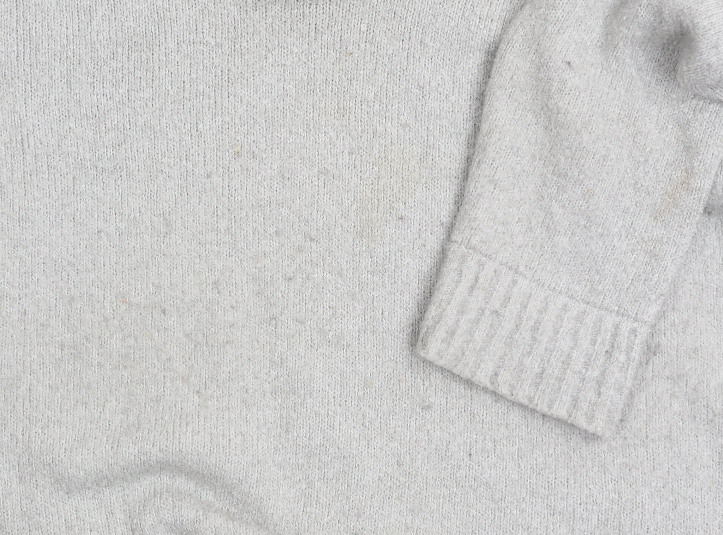 Lakeland Men Grey M Roll Neck Acrylic Knit Jumper Long Sleeve