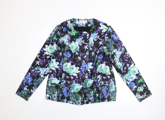 Womens UK Size 14 Monsoon Multicoloured Basic Jacket