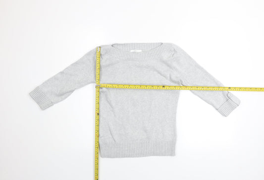 Womens UK Size 8 Marks and Spencer Grey Pullover Jumper