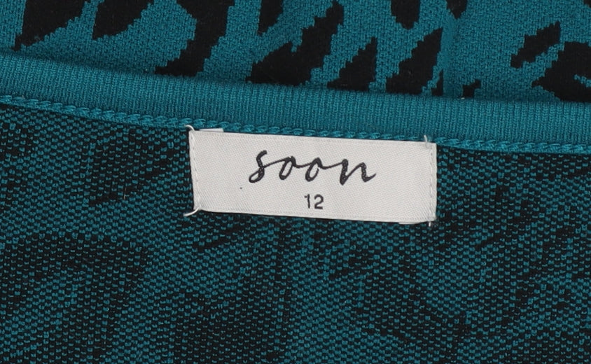 Womens UK Size 12 Soon Blue Pullover Jumper
