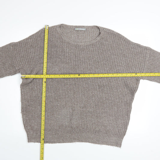 Womens UK Size 14 Marks and Spencer Beige Pullover Jumper