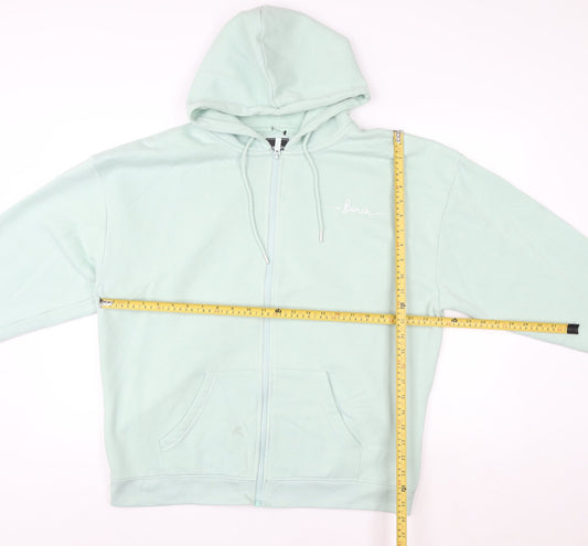Womens UK Size L Bench Green Full Zip Hoodie
