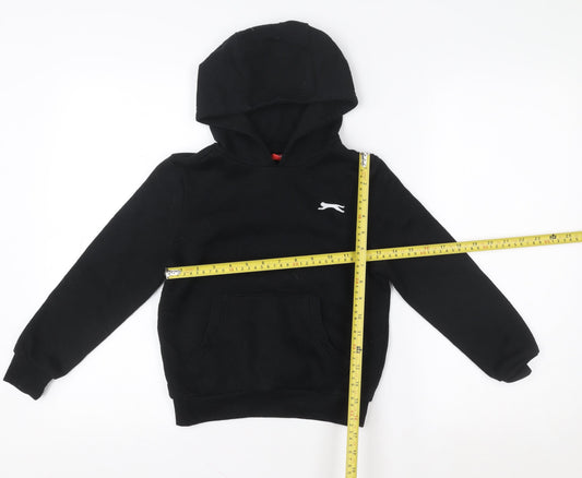 Boys UK Size 7-8 Years Slazenger Black Pullover Hoodie