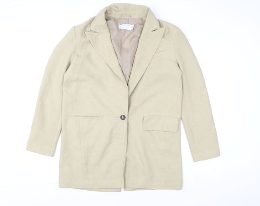 Womens UK Size 12 ASOS DESIGN Regular Beige Blazer