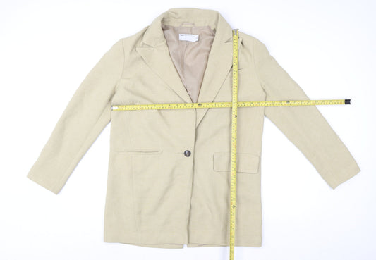 Womens UK Size 12 ASOS DESIGN Regular Beige Blazer