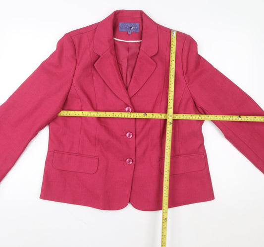 Womens UK Size 16 Autonomy Regular Pink Blazer