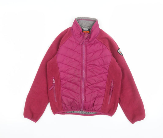 Girls UK Size 5-6 Years Trespass Pink Puffer Jacket