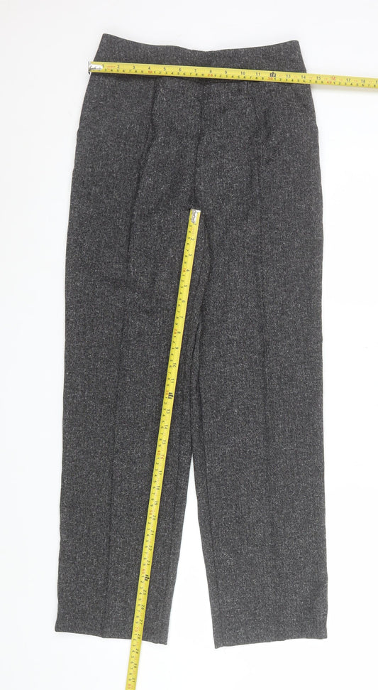 Womens UK Size 10 David Nieper Regular Fit Business Casual Workwear Grey Trouser