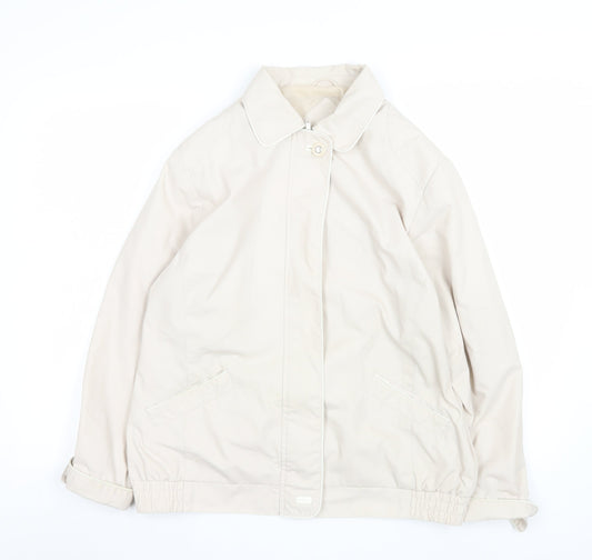 Womens UK Size 14 BHS Beige Basic Jacket