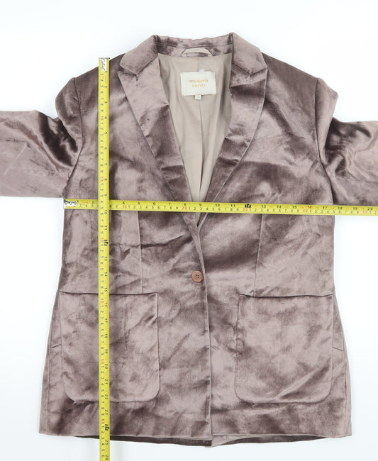 Womens UK Size 10 Modern Rarity Regular Brown Blazer