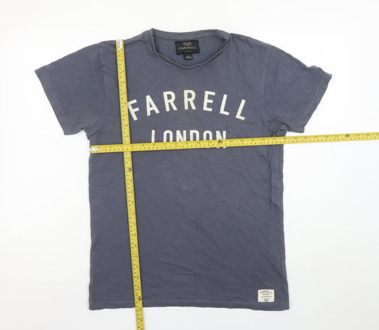 Mens UK Size S Farrell Blue T-Shirt