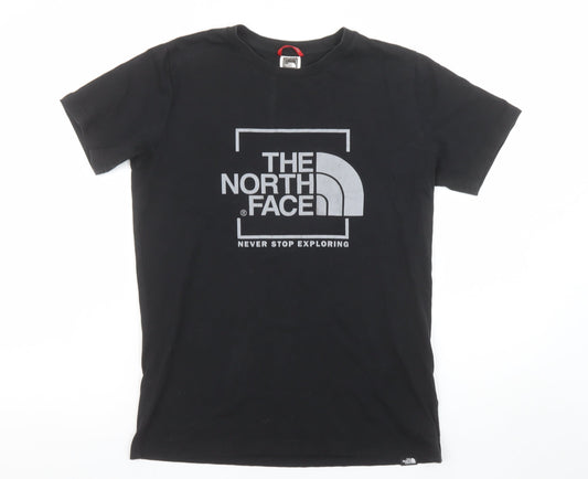 Boys UK Size XL The North Face Black Basic T-Shirt
