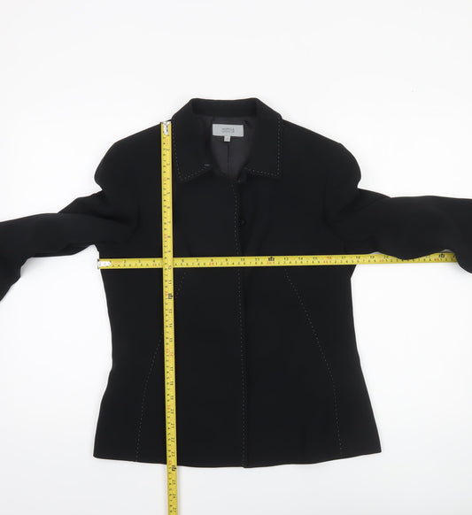 Marks and Spencer Women Black Size 12 Classic Suit Jacket